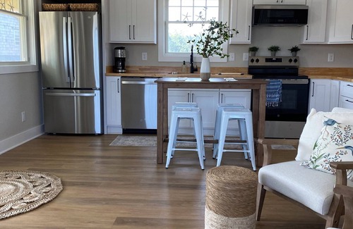 Avon Cottage | Charming 2-bedroom, BRAND NEW custom home, linens provided, steps to the beach!
