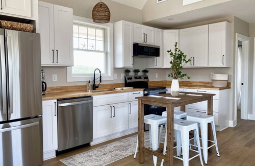 Avon Cottage | Charming 2-bedroom, BRAND NEW custom home, linens provided, steps to the beach!