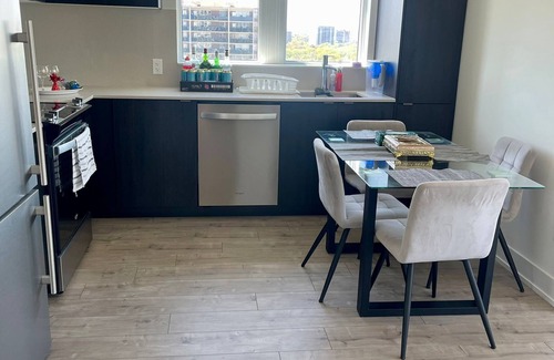 Etobicoke Condo | Charming 2-bedroom condo with WiFi, AC in delightful Toronto
