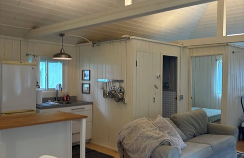 Tawas City Cottage | Charming 2-bedroom Scandinavian cottage in welcoming Tawas City with AC