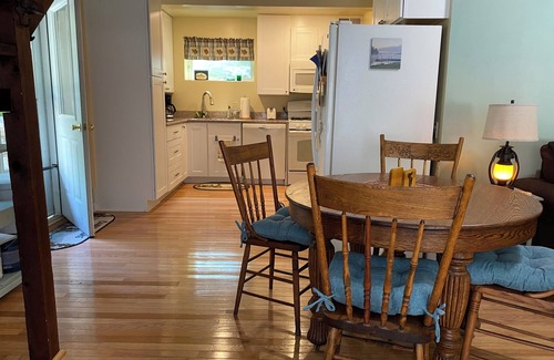 West Bridgton Cabin | Charming 3-bedroom cabin in Bridgton, ME with WiFi, AC, lake, pool area, skiing