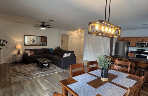 Maricopa House | Charming 3BR/2BA Retreat with Private Heated Pool & Putting Green