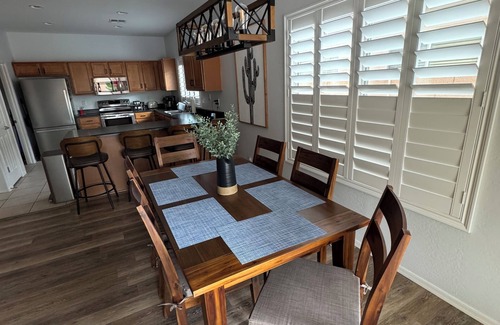 Maricopa House | Charming 3BR/2BA Retreat with Private Heated Pool & Putting Green