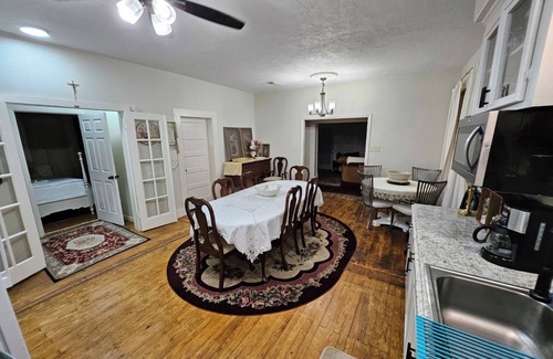 Coldspring House | Charming 4-bedroom house in Coldspring just 1 block from the Courthouse square.