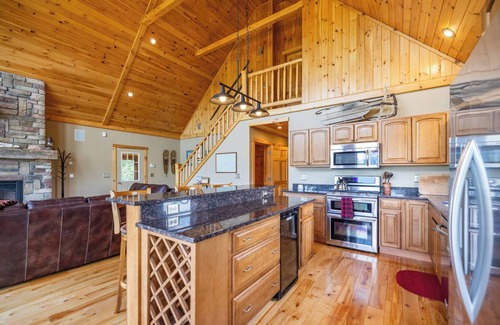 Bethel Cabin | Charming 4-Bedroom Home with Hot Tub, Game Room, and Stunning Mountain Views