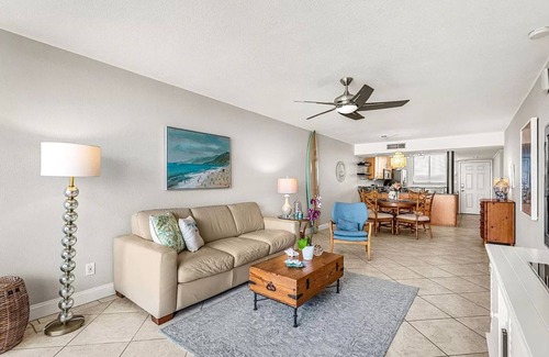 Columbiad Plaza Condo | Charming 5th floor 2-bedroom condo with views of canal, river and Port Canaveral
