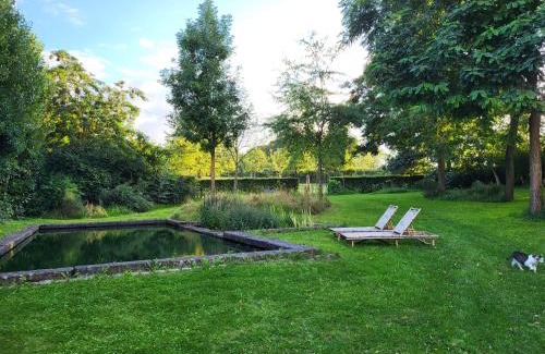 Engelmanshoven House | Charming and cosy ART DECO house in old historic farm with private natural pool and gardens with hiking and cycling trails nearby
