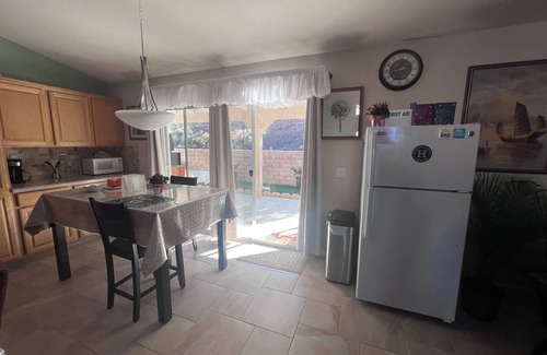 Lancaster House | Charming bedroom in a welcoming Palmdale home with AC, WiFi