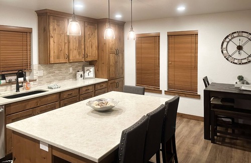 Dover Bay House | Charming bungalow near the lake with fireplace, central AC, & washer/dryer