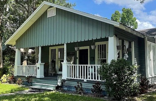 Colonialtown North House | Charming bungalow with plunge pool located steps away from trendy Mills 50 area.