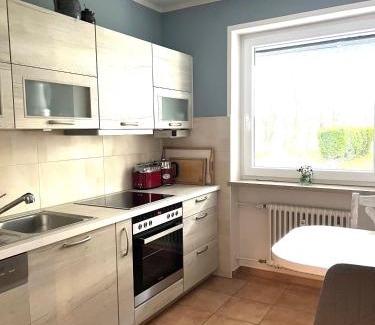Burghausen Apartment | Charming Burgfrieden for 2