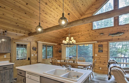 Watersmeet Cabin | Charming Cabin w/ Lake Access & Private Dock!