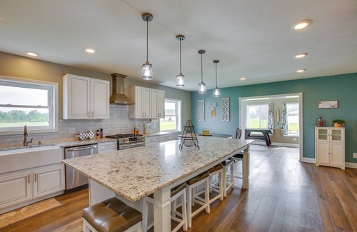 Cadillac House | Charming Cadillac Retreat w/Private Hot Tub!
