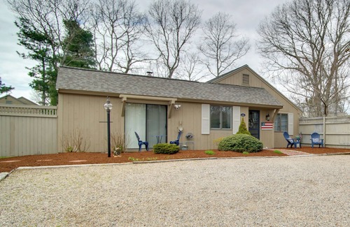 Mews Village Cottage | Charming Cape Cod Home w/Patio, 2 Mi to Beach!