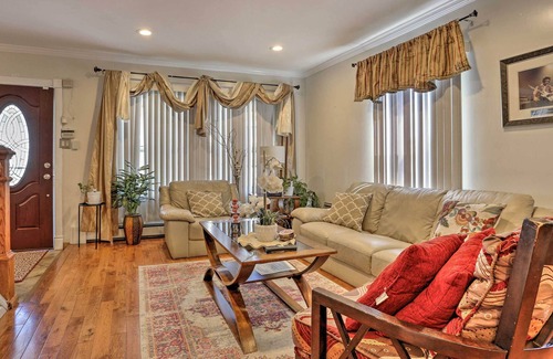 East Orange House | Charming, Colonial Home w/ Deck & Fenced Yard