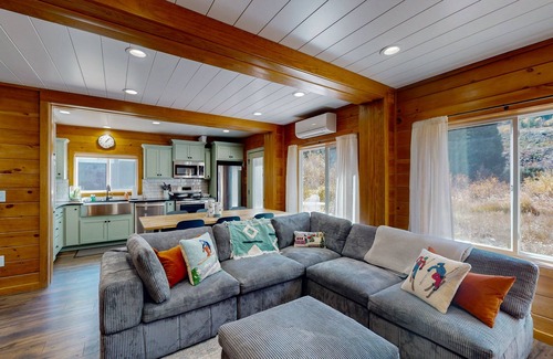Old Town House | Charming container home steps from the slopes with W/D, gear storage, & mtn view