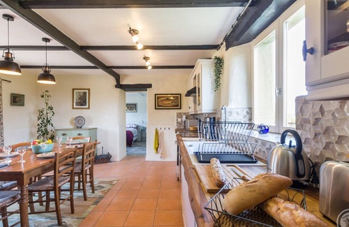 La Trinite Cottage | Charming Cottage with Garden, Terrace, and Bikes near Mont St-Michel