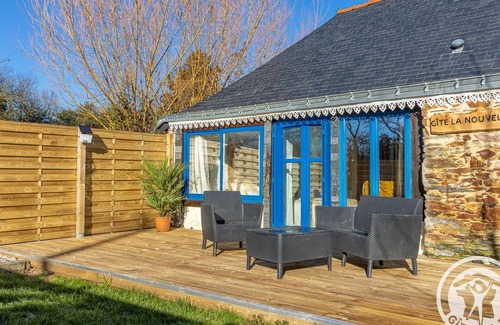 Ombree d'Anjo Cottage | Charming Country Cottage with Terrace, Wood Stove, and Nearby Outdoor Activities