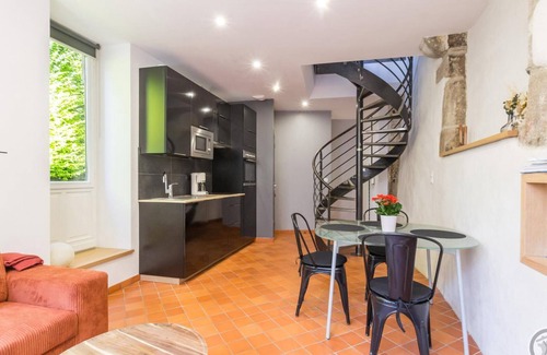 Avranches Apartment | Charming Duplex with Terrace in Avranches Historic Center