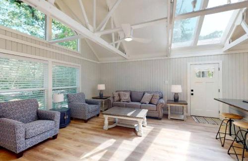 College Station House | Charming Farmhouse Escape with Trails & Pond in College Station, Texas