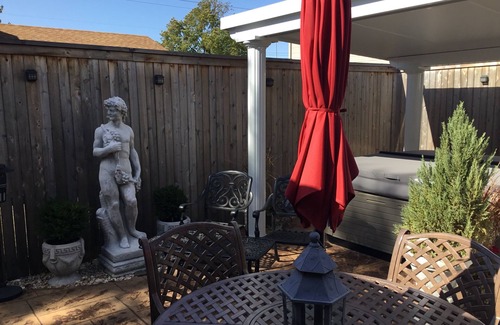 Claremore Apartment | Charming Farmhouse Loft with access to hot tub.
