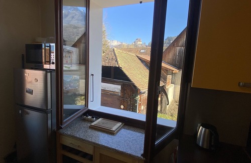 Menthon-Saint-Bernard Apartment | Charming apartment in the heart of the village with magnificent views of the mountains