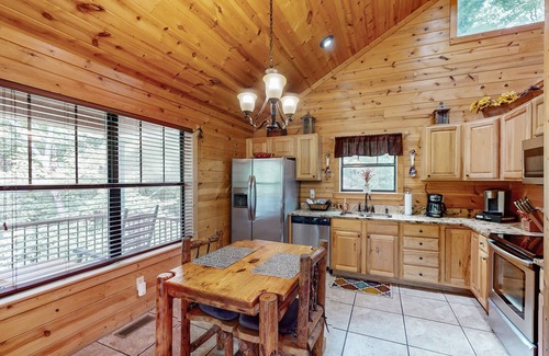 Sautee Nacoochee Cabin | Charming Getaway with Private Hot Tub, Sauna, & Pretty Mountain Views