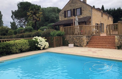 La Chapelle-Aubareil House | Charming house with swimming pool and jacuzzi near Sarlat