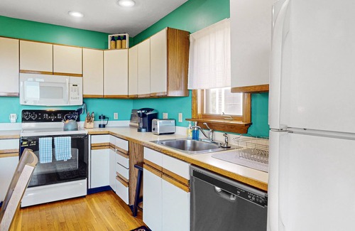 Plymouth House | Charming & historical waterfront retreat with patio, W/D, & amazing balcony view