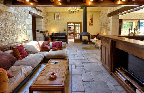 Carignan-de-Bordeaux Villa | Charming house with swimming pool, tennis, spa,hammam, sauna and fitness room