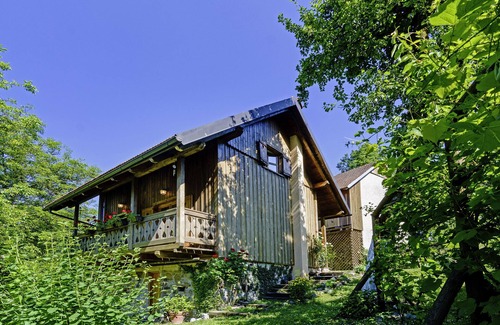 Delnice House | Charming holiday home with 2 bedrooms in an idyllic location, garden with barbecue pavilion, only 20 m from the beach on the river Kupa