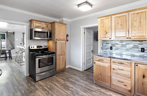 Wallace House | Charming Home Close to Downtown with Hot Tub and Mountain Views