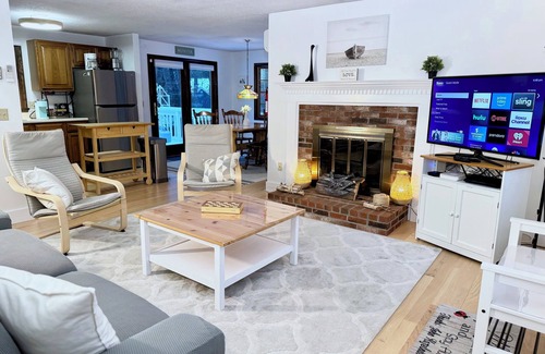 Brewster House | Charming home near Cape Cod Rail Trail offers comfort, convenience, and classic New England appeal.