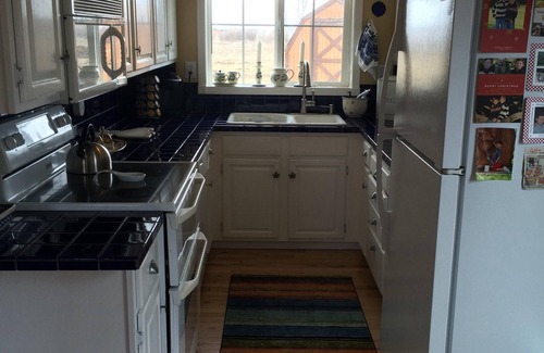 Driggs Cabin | Charming home on Ski Hill Road with lush landscaping and a new hot tub.