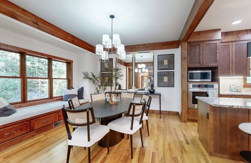 Brevard House | Charming house in Brevard with heated outdoor pool, tennis court, and a gym