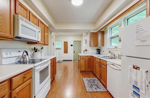 Town of Jerusalem House | Charming lake view home w/dock, pergola and grill & lake side fire pit