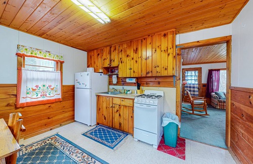 Indian River Cottage | Charming lakefront cottage with large yard, dock, & fire pit - close to downtown