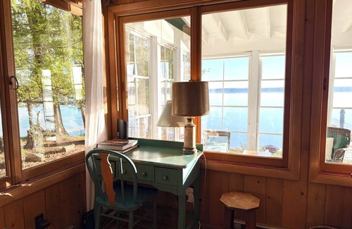 Alden Cottage | Charming Lakefront Cottage on Torch Lake - walking distance to Alden