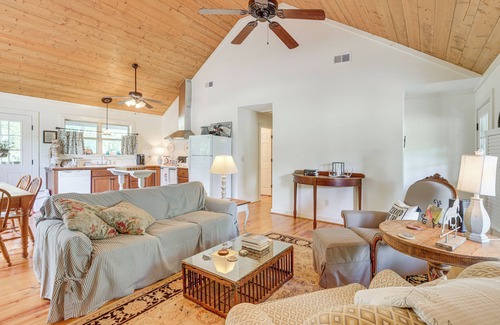 Lawley Cottage | Charming Lawley Cottage: Deck, Fire Pit & Yard!