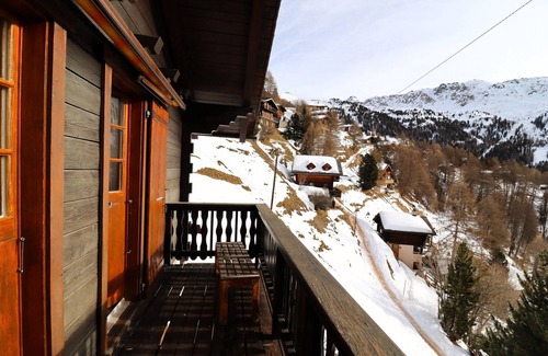 Chandolin Ski Chalet | Charming little cottage on two floors, welcoming and friendly with a magnificent panoramic view, for