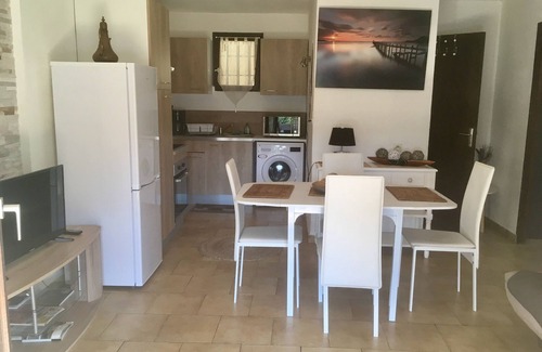 Belvedere-Campomoro Apartment | Charming little ground floor apartment villa with garden area