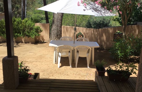 Belvedere-Campomoro Apartment | Charming little ground floor apartment villa with garden area
