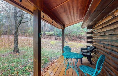 Ellijay Cabin | Charming log cabin with serene views, private pond, & cozy fireplace