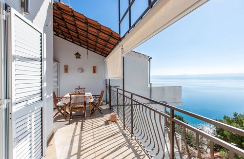 Mimice House | Charming Mediterranean stone house, amazing view on Adriatic sea, pebble beach