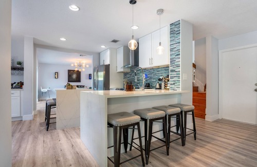Richmond West House | Charming Miami Oasis, 4-bedroom house with Pool and Arcade
