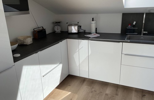 Klein-Umstadt Apartment | Charming modern, bright vacation apartment/100 sqm in Groß Umstadt on the edge of a field