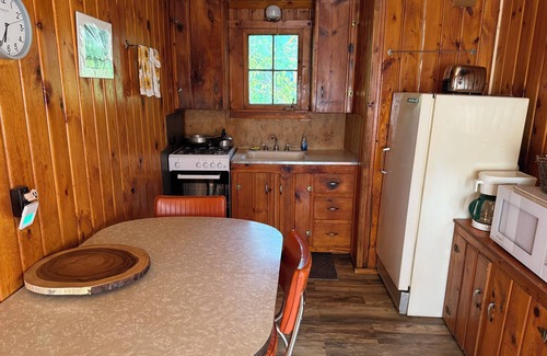 Grayling Cabin | Charming Motel in Lovells 3 Bedroom 3 bath Full Kitchen on the AuSable River