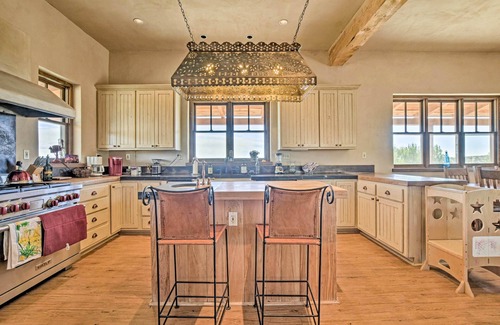 Cerrillos House | Charming Mountain Estate w/Views + Fire Pit!