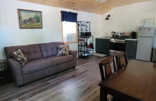 Northfield Cottage | Charming new cottage w/modern amenities on peaceful Bog Lake, Northfield Maine