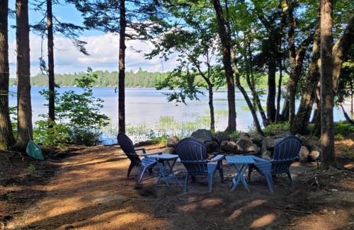Northfield Cottage | Charming new cottage w/modern amenities on peaceful Bog Lake, Northfield Maine
